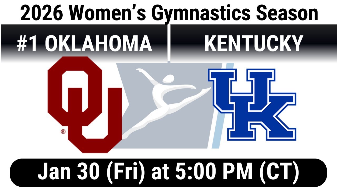 2026 Jan 30 WGYM #1 Oklahoma OU Sooners vs Kentucky Wildcats FULL ROTATIONS Women's Gymnastics
