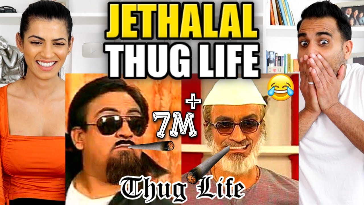 JETHALAL THUG LIFE 😎 | Смешное видео | TMKOC | deci toons | РЕАКЦИЯ!!