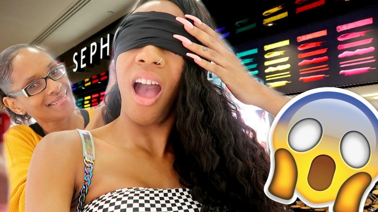 I Bought A Full Face Of Makeup Blindfolded