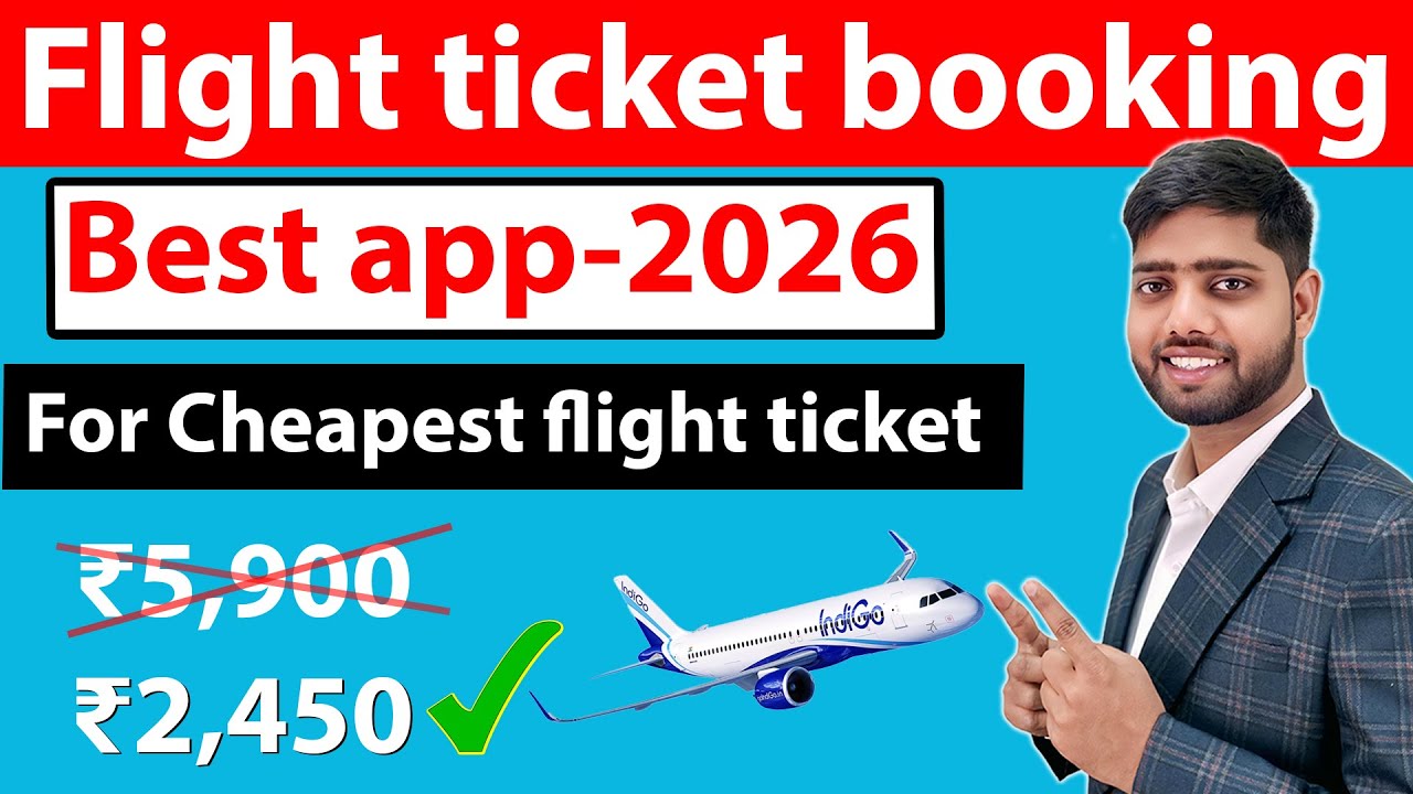 Flight ticket booking best app 2026 | how to book cheapest flight ticket | Best App For Cheap Flight