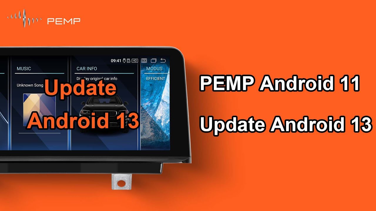 How to upgrade PEMP Android screen from Android 11 to Android 13
