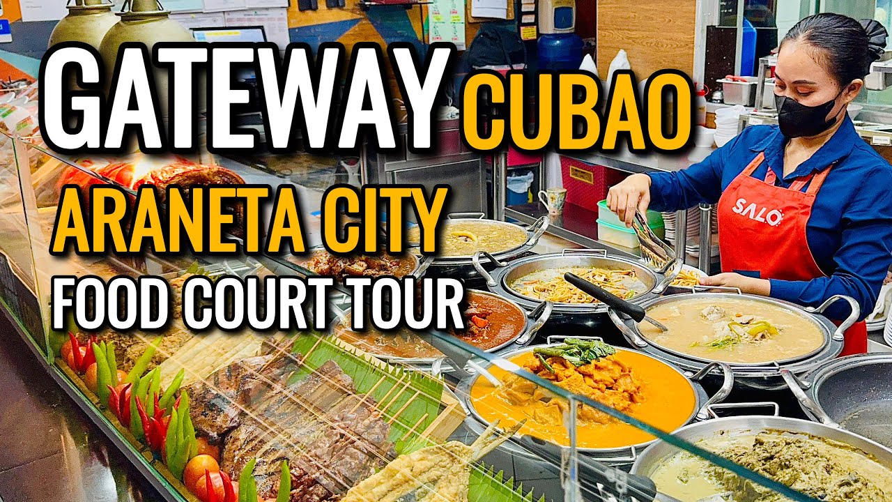 STREET FOOD PHILIPPINES at GATEWAY CUBAO | Food Court Tour in Araneta Quezon City! 
