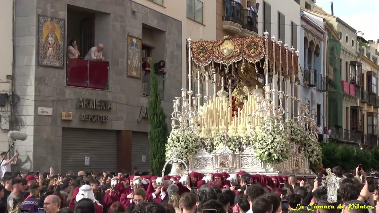 Semana Santa Málaga 2025: María Santísima de la O en la Tribuna de los Pobres