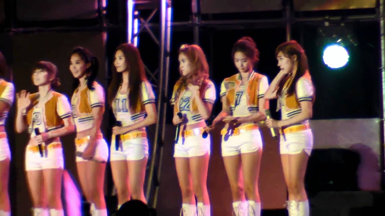 [Fancam] 100829 SNSD - Oh! + Talk + Run Devil Run @Incheon Korean Music Wave