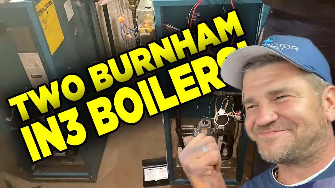 Double Oil to Gas Conversion 2 Family House - Burnham IN3 Steam Boilers & AO Smith 40g Water Heaters