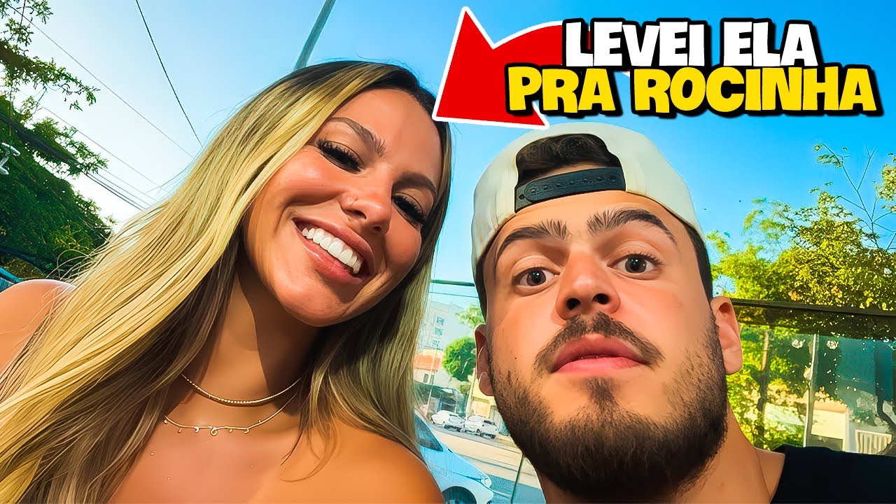 JON VLOGS LEVOU ELA PARA CONHECER SEU QUARTO NA ROCINHA