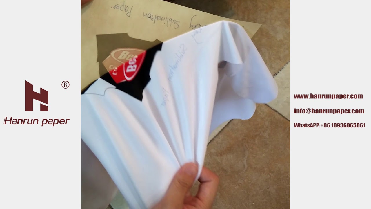 sticky sublimation paper from HANRUN PAPER