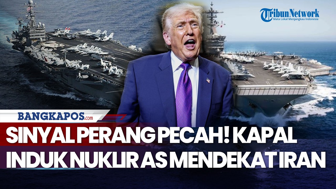 Sinyal Perang Pecah! Kapal Induk Nuklir AS Tinggal 700 Km dari Iran