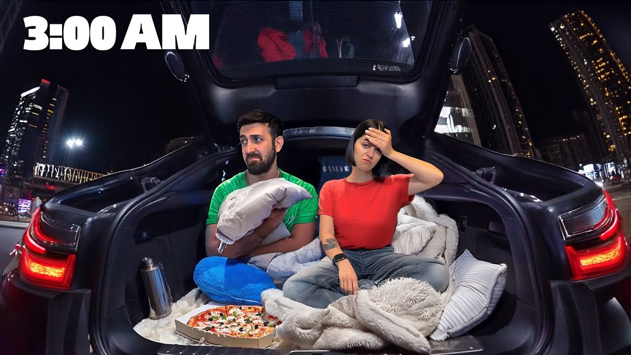 چالش ۲۴ ساعت زندگی کردن تو ماشین 🚙