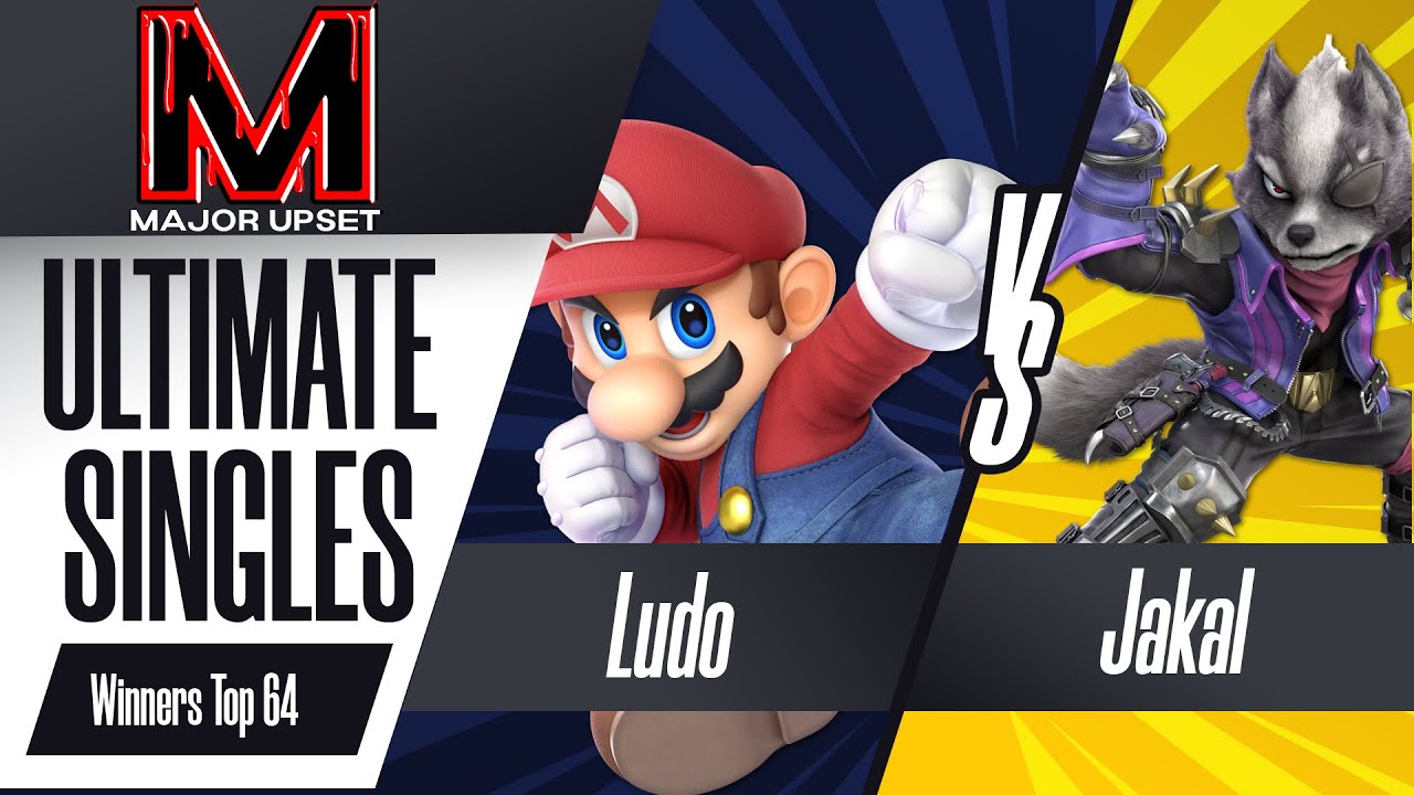 Ludo (Mario) vs Jakal (Wolf) - Ultimate Singles Winners Top 64 - MAJOR UPSET
