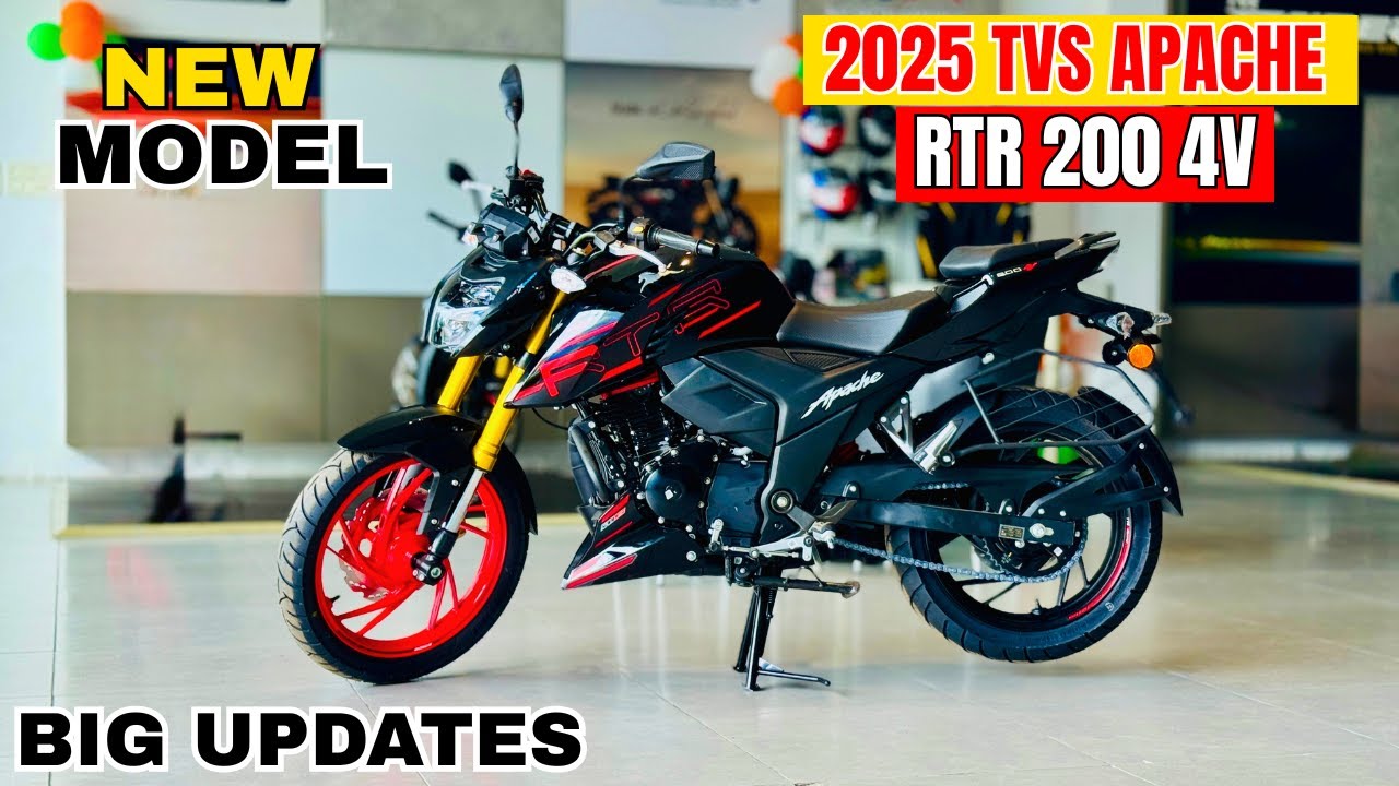 Finally 2025 TVS Apache RTR 200 4V New Model Detailed Review | Price | New Features | Sound | Update