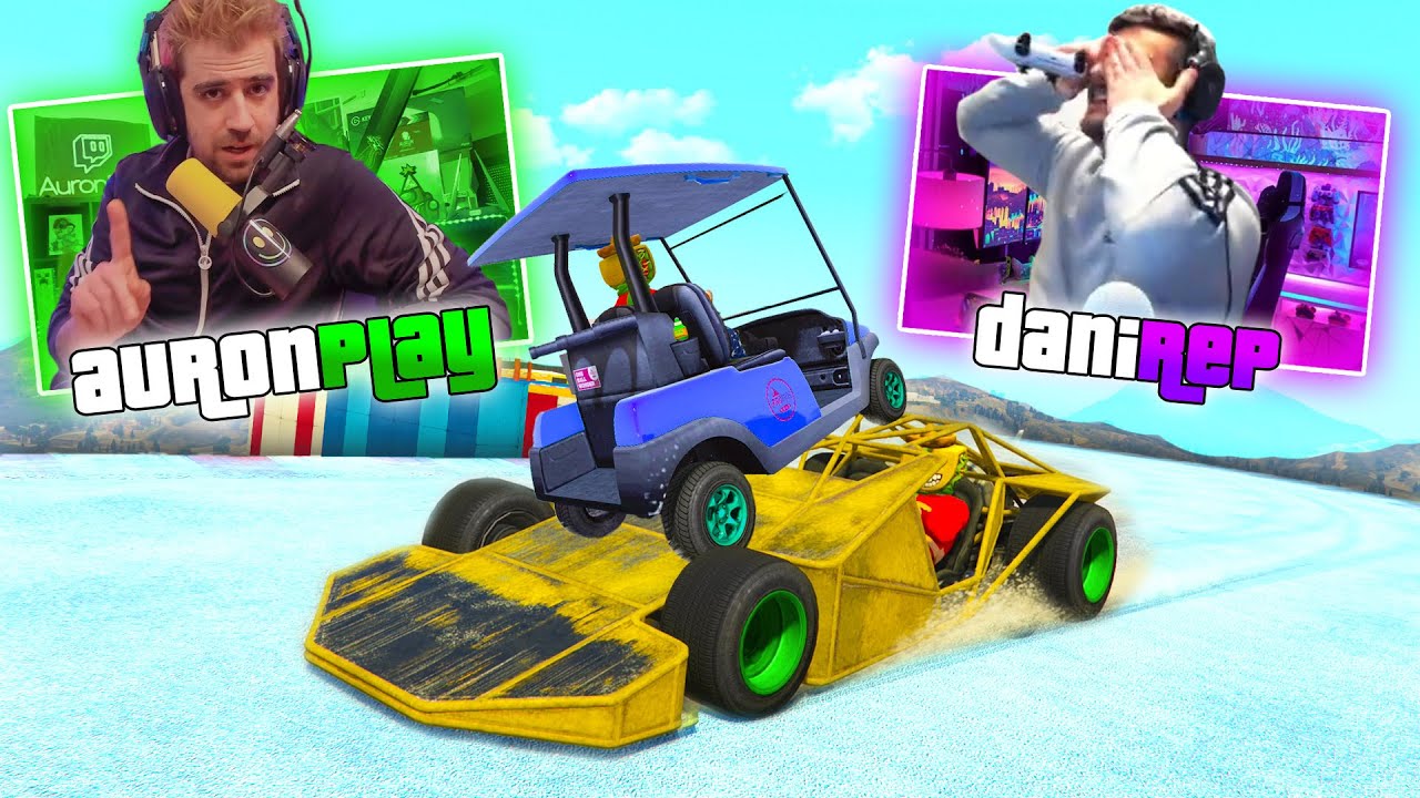 CARA A CARA MEGA ÉPICO! AURONPLAY NO ME DEJA GANAR!! - GTA V ONLINE