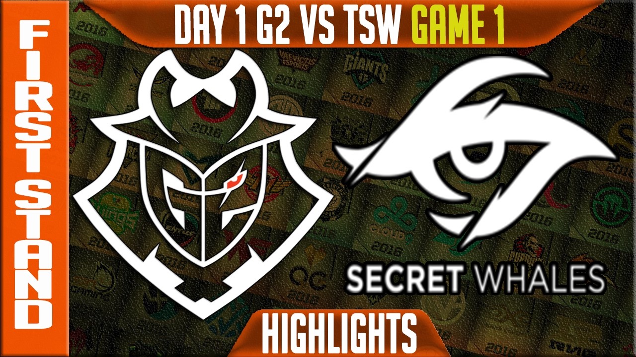 G2 vs TSW Highlights Game 1 | First Stand 2026 International Tournament Day 1 | G2 Esports vs TSW