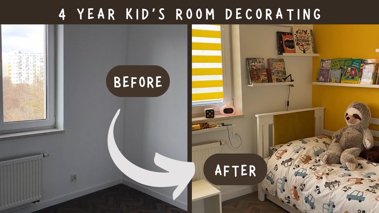 🪛 💪 👷 Decorating a room for 4 years old || Urządzam pokój 4-latka