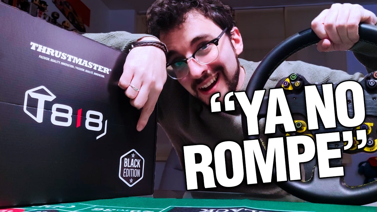 EL DIRECT DRIVE m&aacute;s POL&Eacute;MICO regresa como DEBI&Oacute; SALIR | Thrustmaster T818 Black Edition