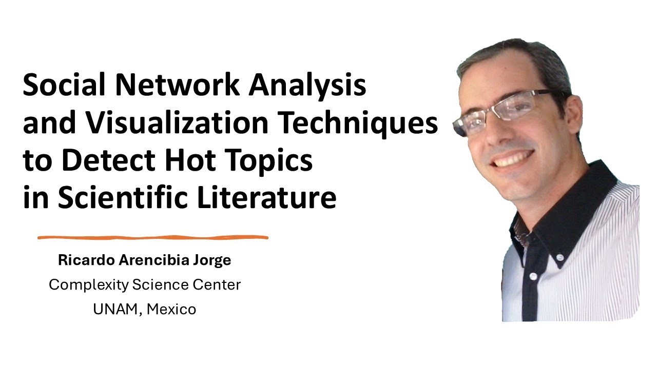 Social Network Analysis and Visualization Techniques to Detect Hot Topics in Scientific Literature