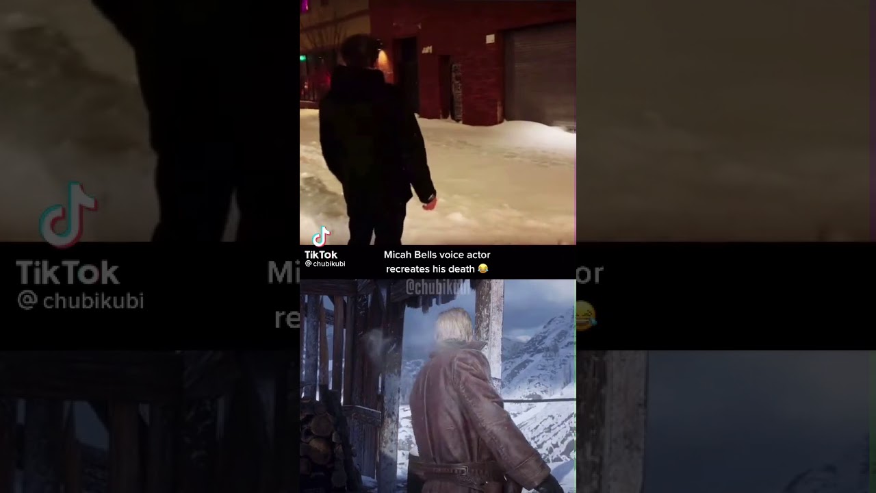 Micah Bell's voice actor recreates his death