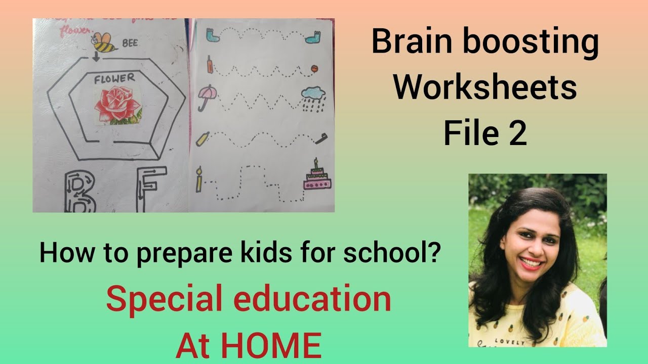 18 brain boosting worksheets -part 2/ improve visual perception/ age 2-4 year