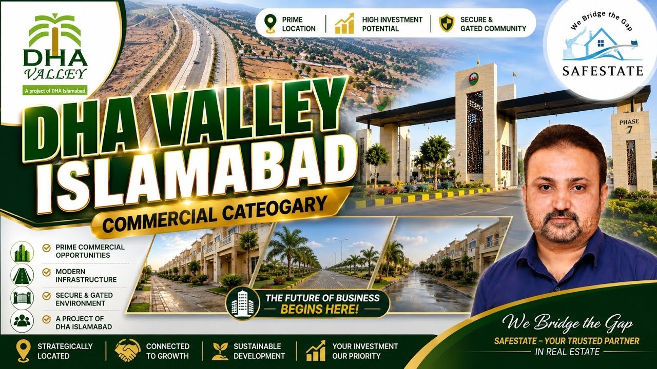 DHA Valley Islamabad ( Commercial Cateogary )  | SAF ESTATE |      