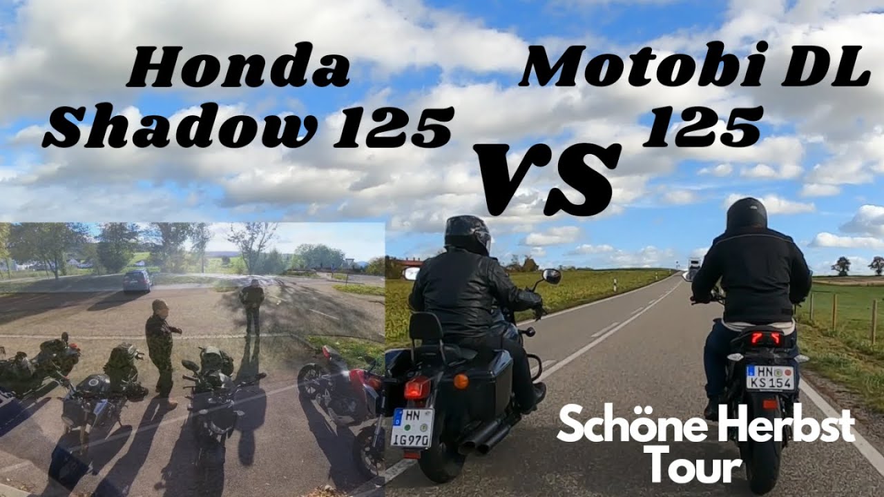 Honda Shadow 125 VS Motobi DL 125. #hondashadow.