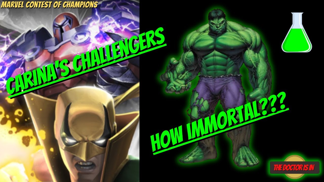 #MCOC Spring Of Sorrow Onslaught Versus Carina's Challenger Champ Immortal Hulk