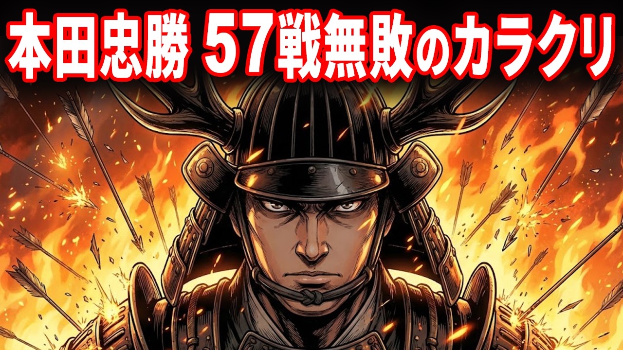 【日本史】生涯無敗のまさかの秘密とは？徳川四天王・本多忠勝の狂気的な本能と、裏の顔【雑学】