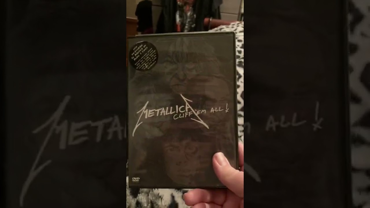 My Metallica Merchandise collection part 2 of 3 Metallica DVD Collection