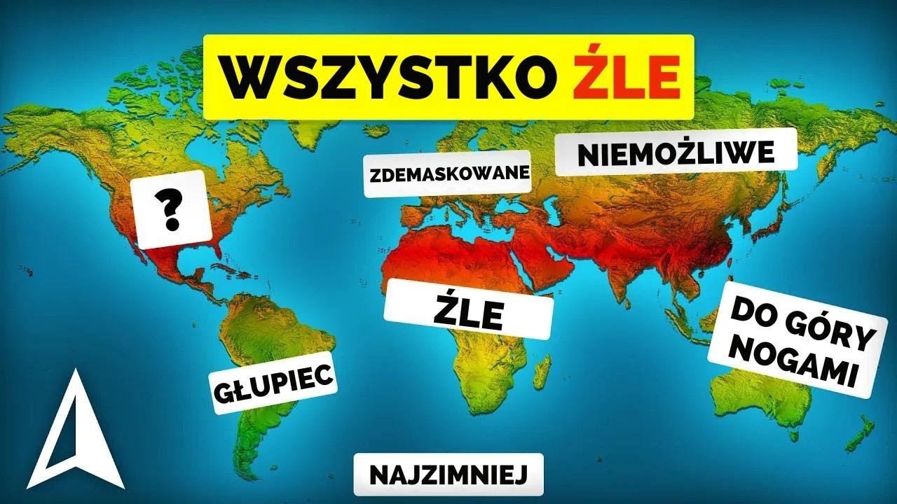 25 mit&oacute;w o geografii, w kt&oacute;re wierzyłeś w szkole (totalna ściema!)