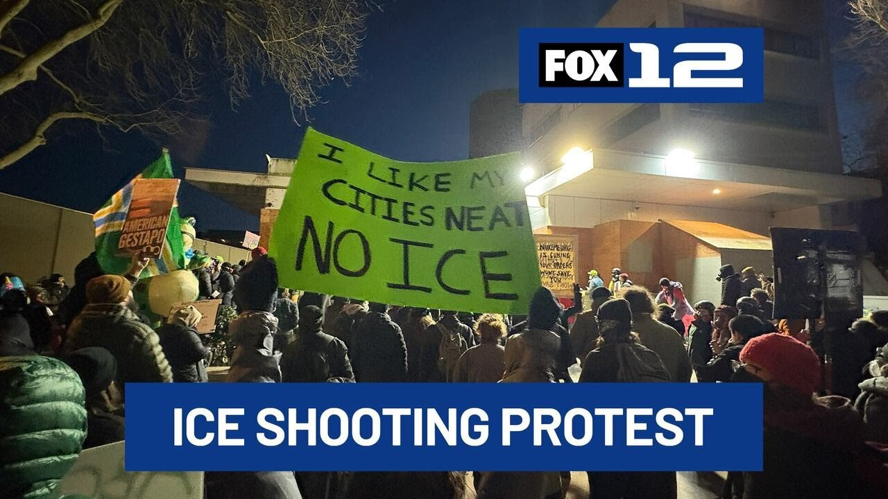 Portlanders protest ICE following 2nd deadly shooting in Minnesota