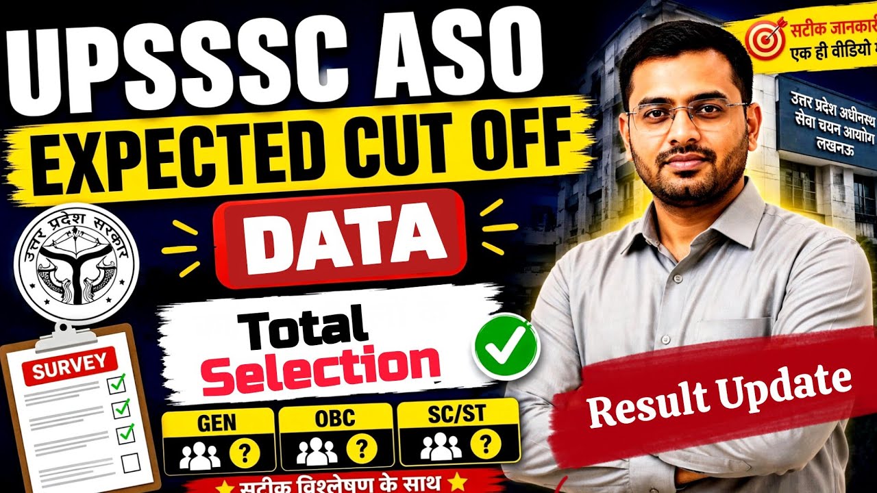 UPSSSC ASO 1565 Final Cut Off | Most Accurate Analysis Based on Data from 6000+ Candidates!