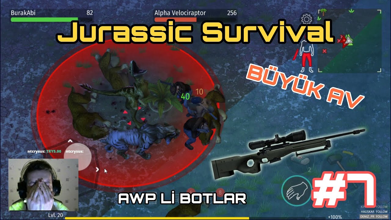 Jurassic Survival - Big Hunt -  AWPli botlar - #7.Bölüm