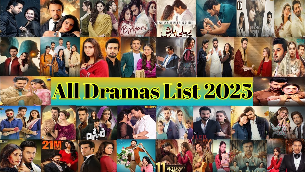 All Pakistani Dramas list 2025||pakistani dramas list 2025||Five Drama