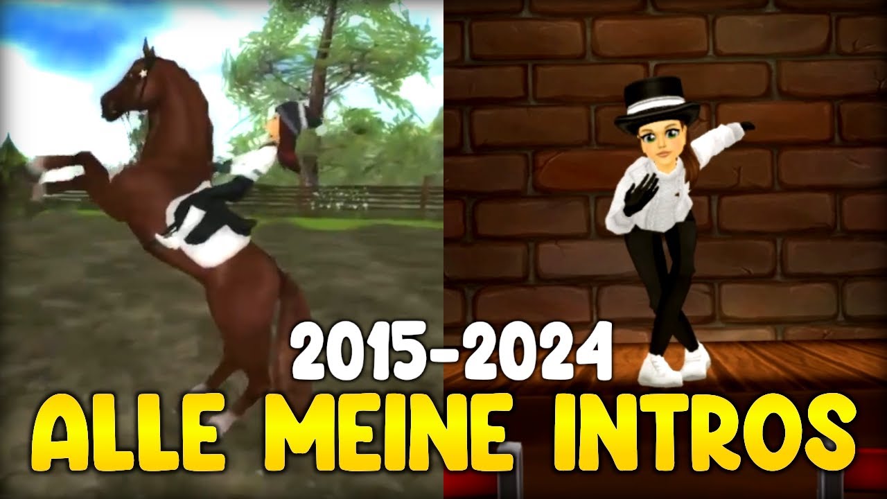 ALLE INTROS die ich JE HATTE! 😱 2015-2024! 💥 Bald neues Intro?