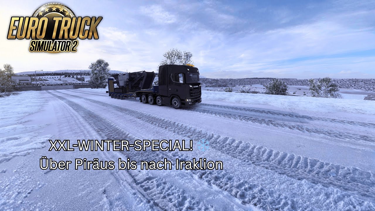 Winter Insel Hopping! ❄️ Über Piräus bis nach Iraklion – Euro Truck Simulator 2 – Part 6