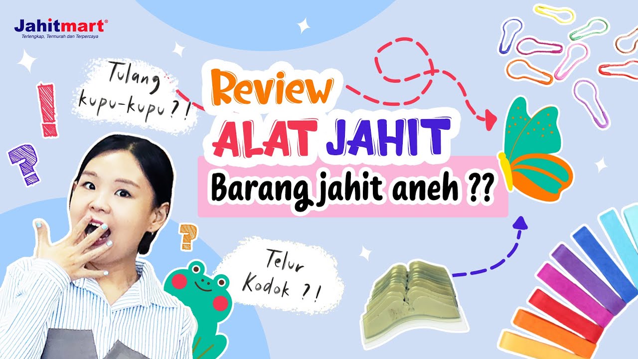 Review alat jahit ANEH lagi! Gunting kodok, Gula pasir buat jahit ???