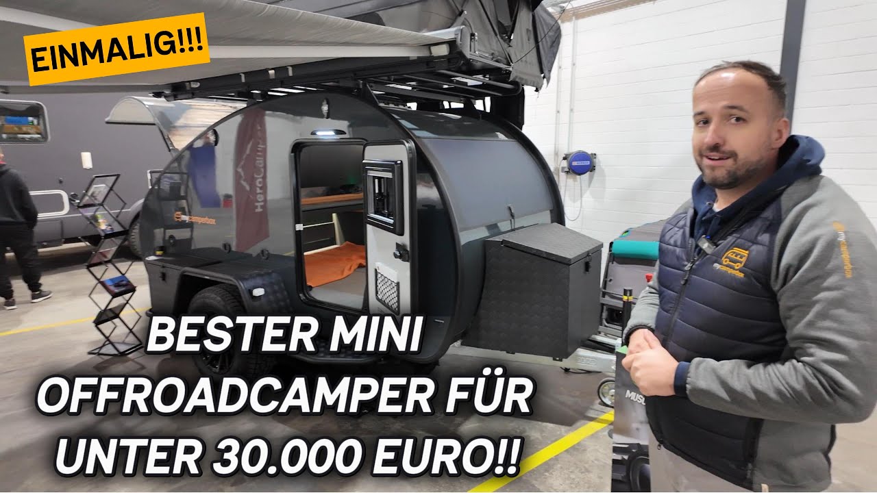 Einer der besten  OFFROAD MINICAMPER HEROCAMPER Teardrop-Caravan Ranger