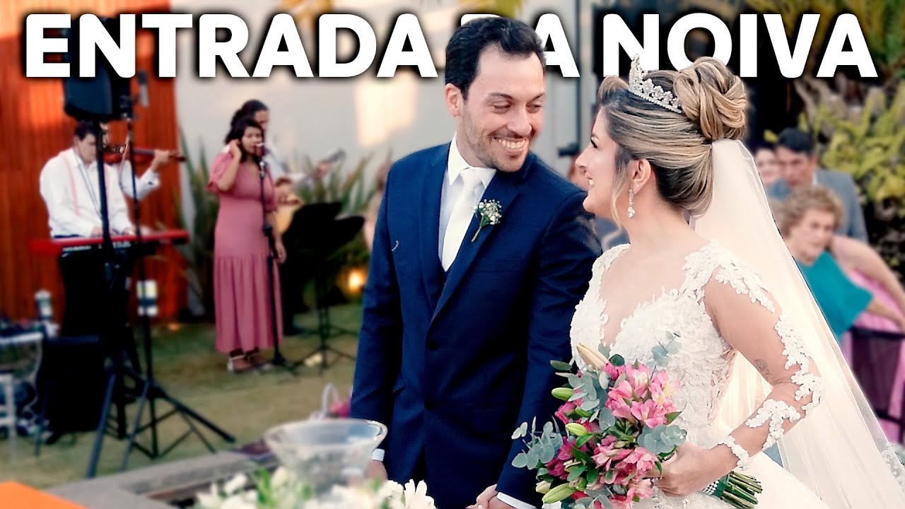 Entrada Triunfal da Noiva: Clarinada, Marcha Nupcial e Pra Sonhar de Marcelo Jeneci