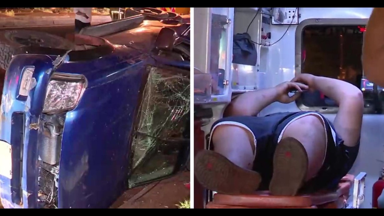 Cuatro menores resultan heridos tras vuelco de camioneta en San Antonio