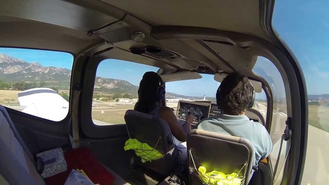 Vol en avion TB10, Débutant avec instructeur.. vers Calvi, Corse