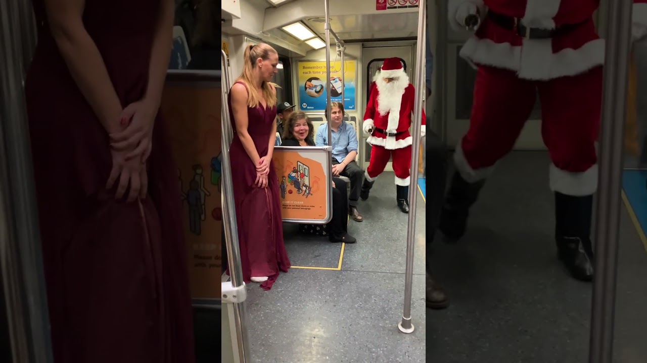 Subway Santa
