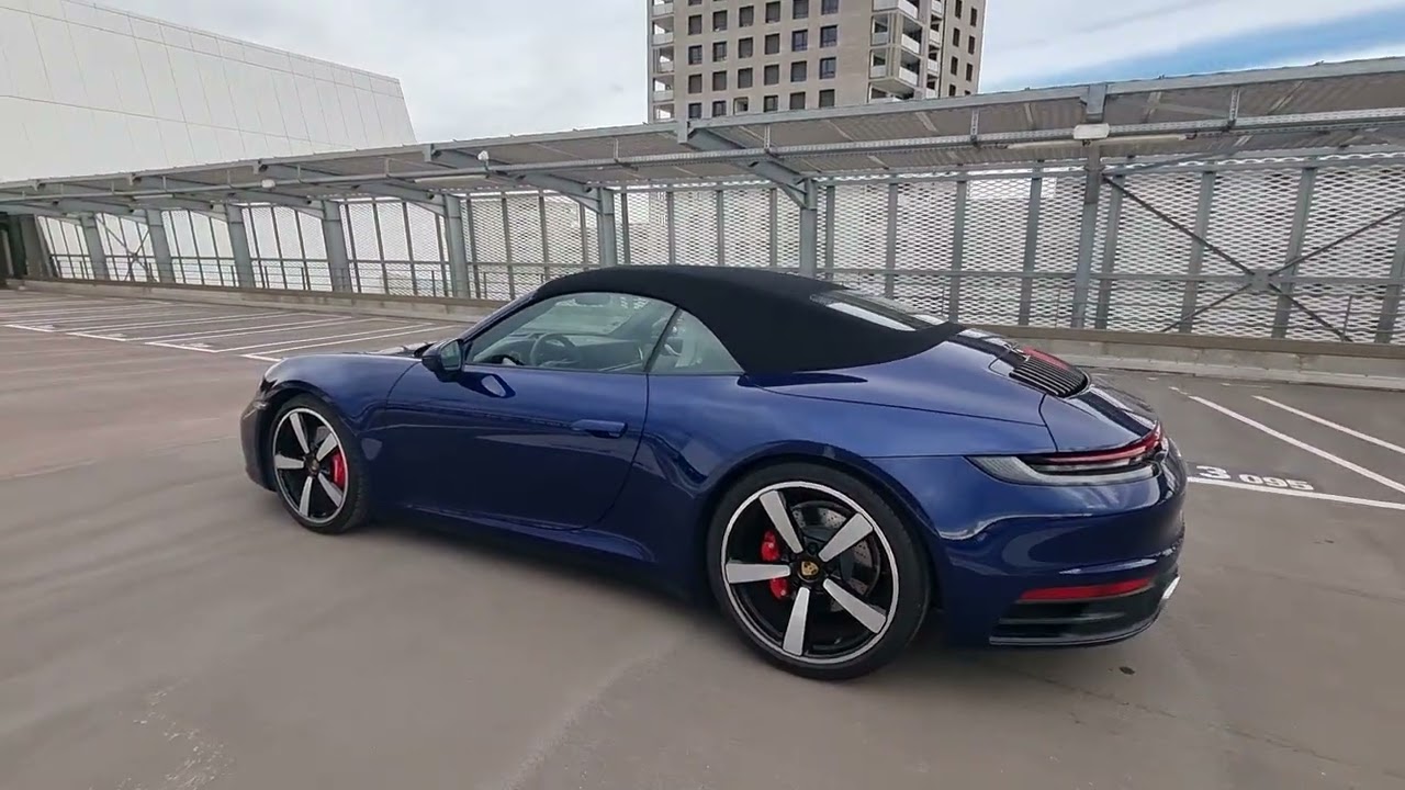 Our Porsche 911 992 4S Cabriolet  LIFT Gentiane blue
