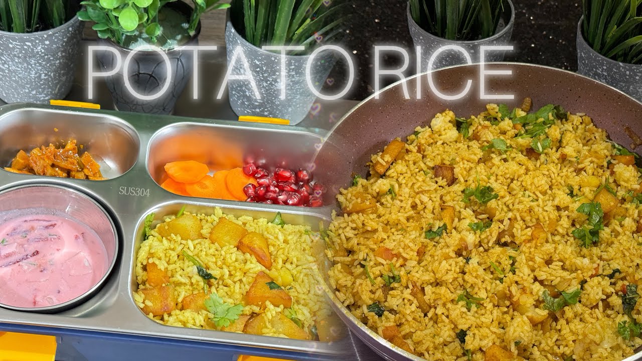 Potato rice🥔/malayalam #food#potato rice #fousis kitchen 