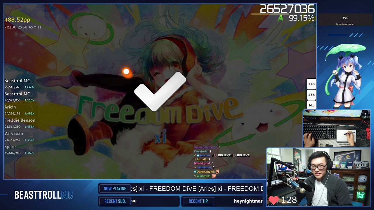 xi - FREEDOM DIVE [Arles] (93.19%) #1 47xMiss (elchxyrlia) _ FIRST NOMOD PASS!!-v606344345