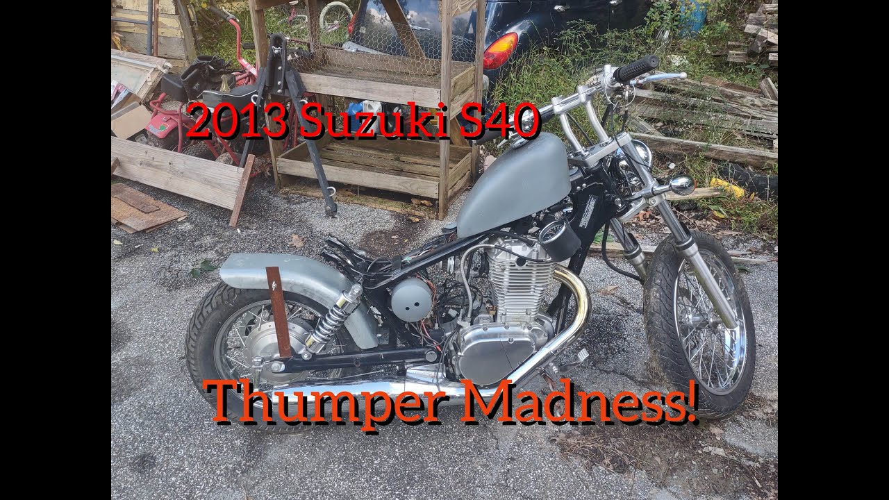 2013  Suzuki S40 Custom #thumper #ls650 #singlecylinder