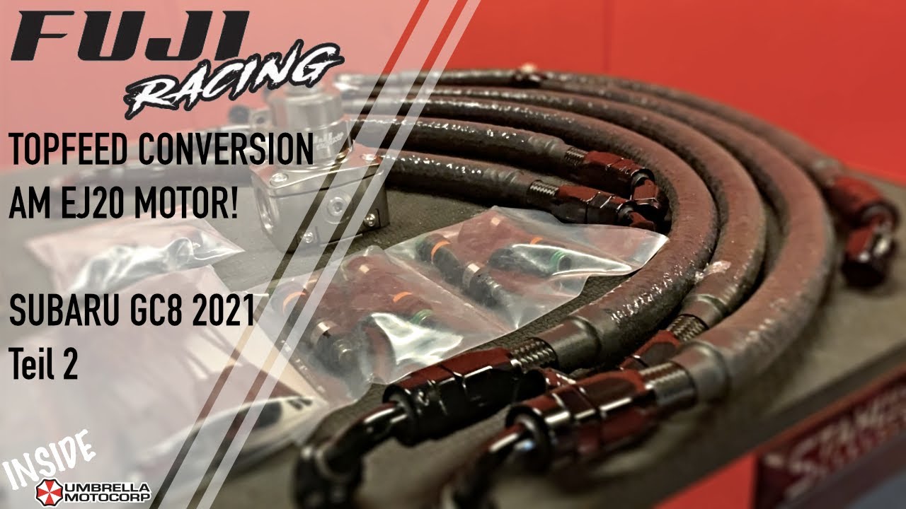 Subaru Impreza GC8 - Fuji Racing Top Feed Kit und Benzindruckregler installation