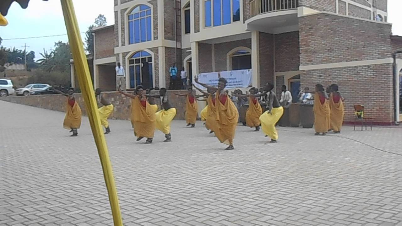 Itorero Urugangazi Performing at A New touristic Building at Huye District Rwanda  Part I