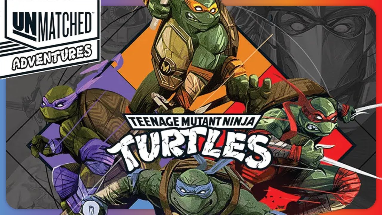 Непревзойденные приключения: Распаковка настольной игры Teenage Mutant Ninja Turtles — издание дл...