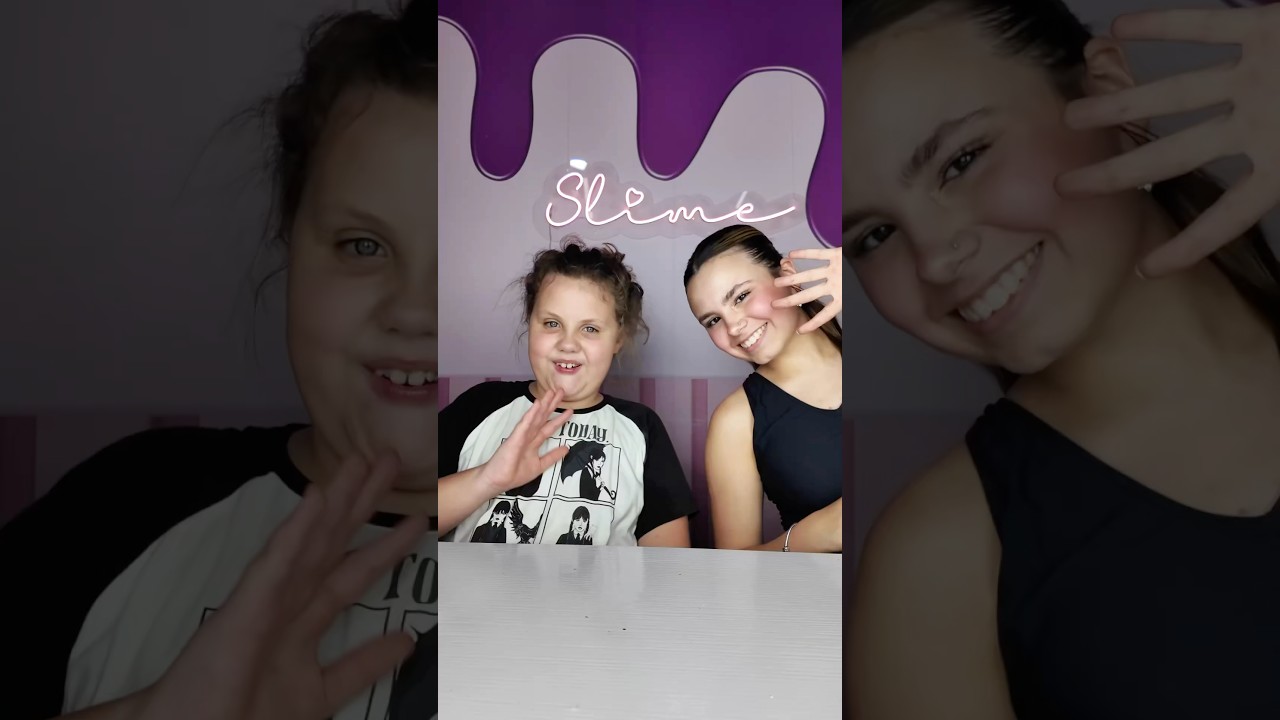 Fiz uma slime com uma inscrita #slime