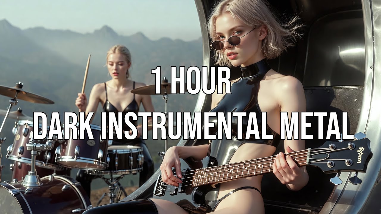 1 Hour Dark Instrumental Metal | Djent / Groove / Cinematic | Focus, Gym, Coding, Gaming