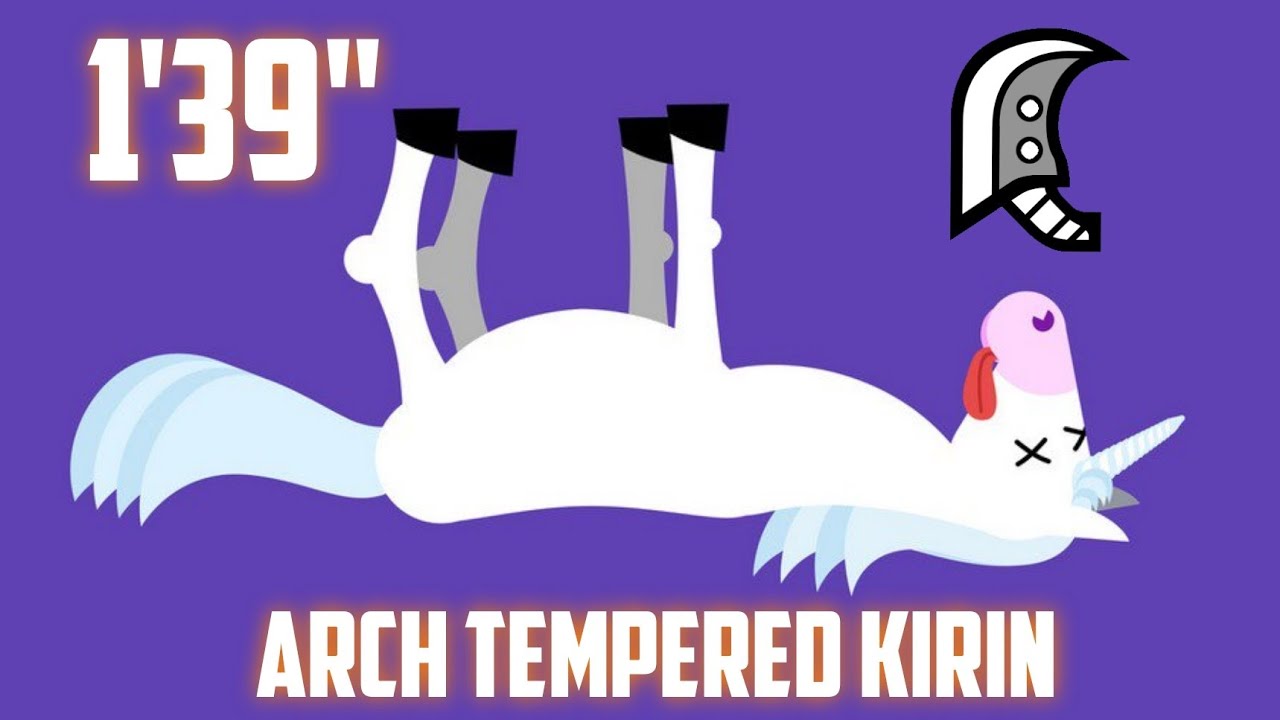 [MHWorld] Arch Tempered Kirin - 歴戦王キリン 大剣 ソロ - 1'39